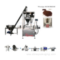 Glass Plastic Bottle Can Powder Filler Packing Machine